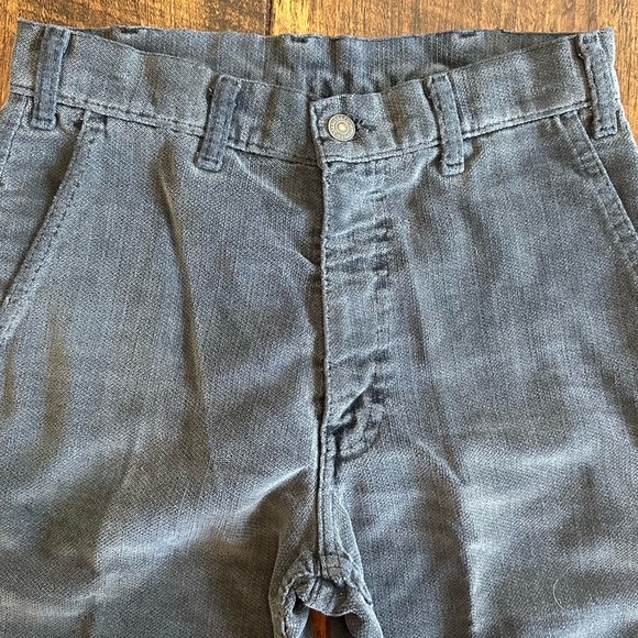 Levi’s | 70s Vintage Velvet Gray Flare/Bell Bottom Pants - Picture 3 of 14